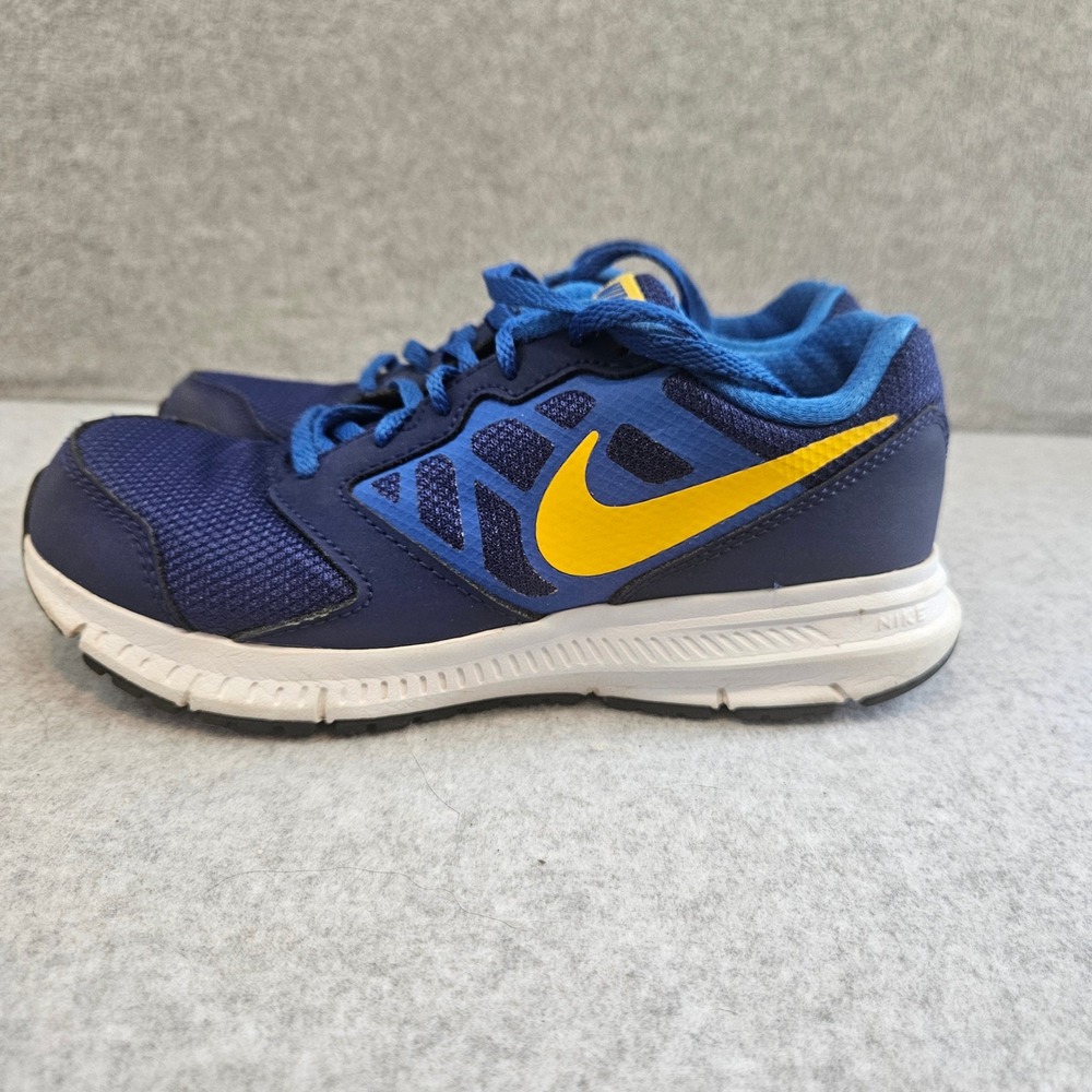 NIKE DOWNSHIFTER 6 KIDS | Running Shoes Blue Yellow Size 4Y